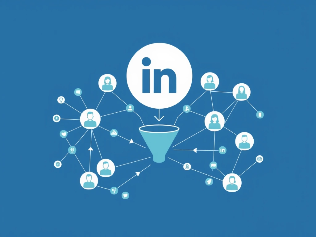 Diagram for How to Generate B2B Leads on LinkedIn Without Paid Ads